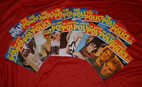 The Police Official File - Set Of 20 UK fanzine (259663) FANZINES